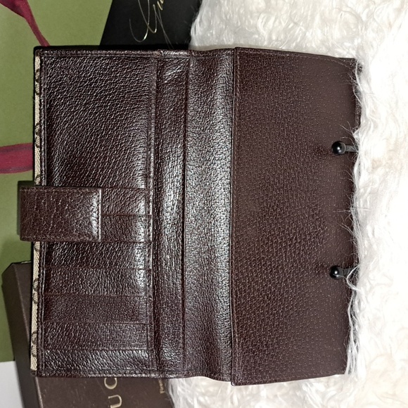 Gucci - Guccissima Supreme Continental Long Wallet GG Monogram EUC - Picture 10 of 15